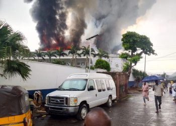 Fire guts Christ Embassy church in Lagos State 