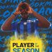 Nigerian forward Lookman wins Atalanta’s player of the season