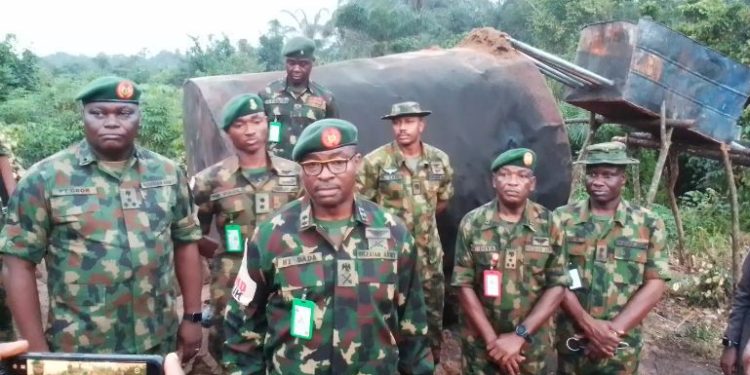 Nigerian Army uncovers more illegal oil sites, arrests 17 illegal miners in Abia State