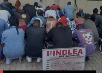 NDLEA arrests 60 at a drug party in Abuja