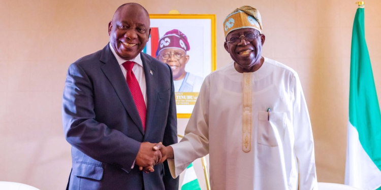 Tinubu, Ramaphosa pledge closer collaboration to enhance economic ties