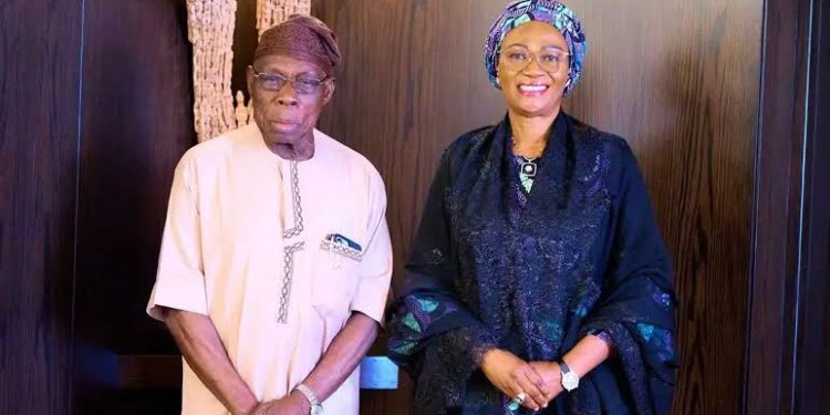 Obasanjo pays Sallah visit to Remi Tinubu