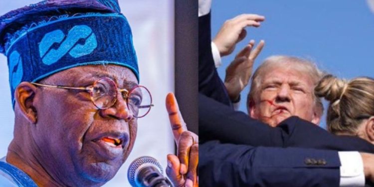 Tinubu condemns attack on Trump, says assassination attempt distasteful