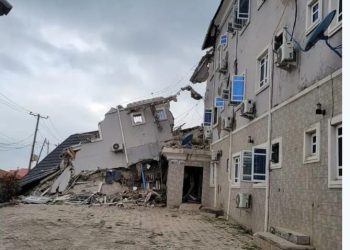 Again residential building collapse in Abuja, traps many