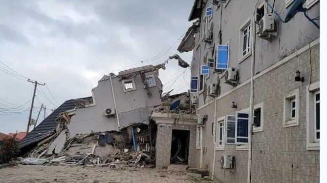 Again residential building collapse in Abuja, traps many