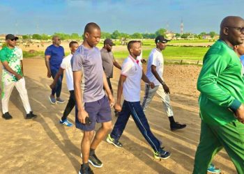 Adeniyi leads officers on wellness exercise in Kano