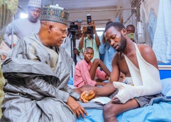 VP Shettima visits victims of Gwoza bombings