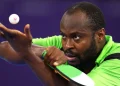 s Table Tennis Champion, Aruna-Quadri in action