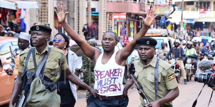 Ugandan security forces arrest dozen of anti-corruption protesters