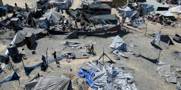 Israel launches new Gaza strikes after weekend attack kills scores in safe zone