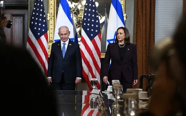 Kamala Harris calls for a cease-fire deal after meeting with Netanyahu