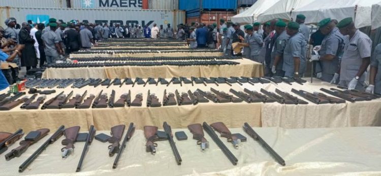 Arms centre to destroy N4bn weapons seized by Customs