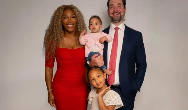 Serena Williams’ daughter Olympia excitedly, awaits her new role as a big sister