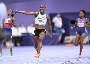Lucia’s Alfred wins Olympics women’s 100m gold