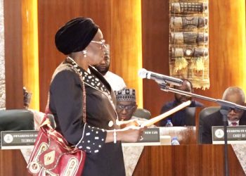 Kekere-Ekun takes oath of office as acting CJN