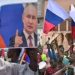 Police arrest foreign sponsors of protest with Russian flag