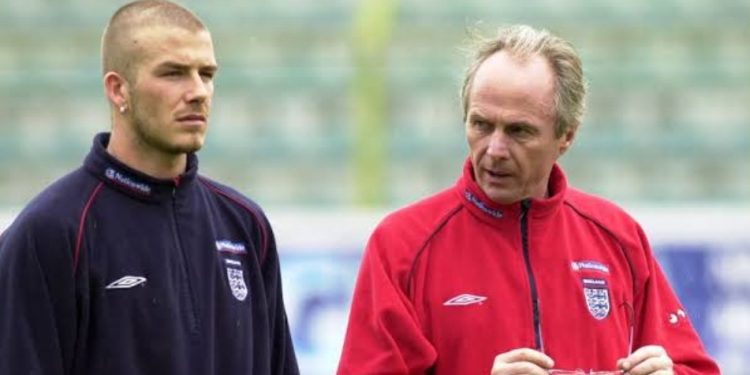 Beckham pays tribute as Eriksson departs
