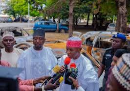Hoodlums cart away case file on Ganduje’s corruption trial