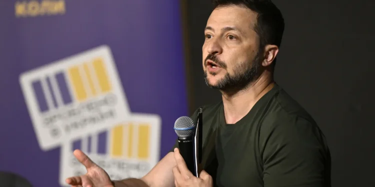 Ukraine’s Zelenskiy signs anti-Russia law to mark independence day