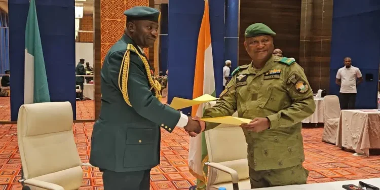 CDS Musa signs MoU on security cooperation with Nigerien counterpart