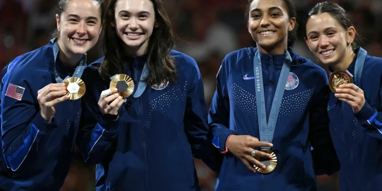 US and China fight to 40-40 draw for most Olympic gold medals