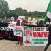 #EndBadGovernanceProtest: Protesters converge on Abuja stadium