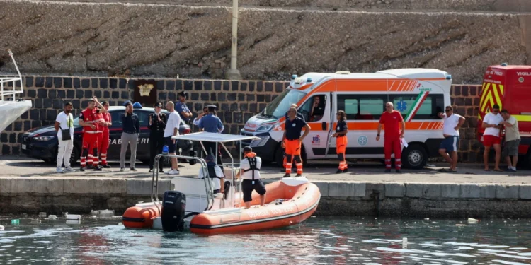 One dies, six people missing after tornado sinks British yacht off Sicily