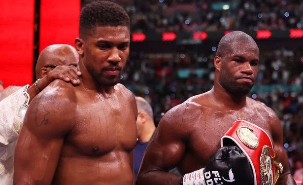 Anthony Joshua won’t retire after disappointing defeat to Daniel Dubois