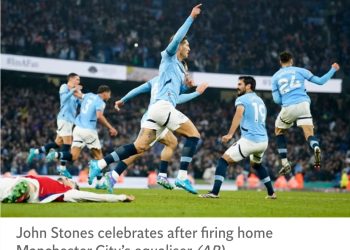 Man City force Arsenal to a draw at the Ethiad