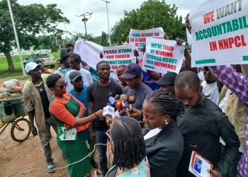 Nigerians protest fuel scarcity, demands removal of NNPC boss