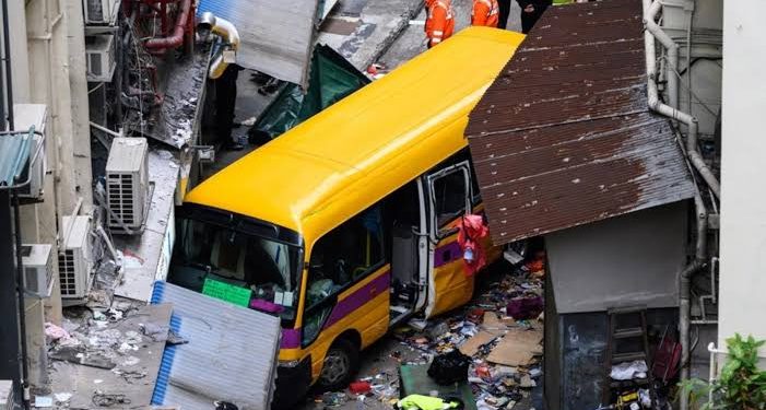 10 die as bus rams into students and parents outside school in China