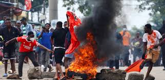 Mozambique protests turn violent over irregularities in vote tally
