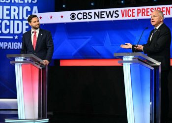 US vice-president rivals defend Trump and Harris in polite election debate