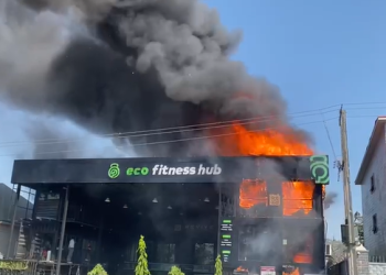 50 escape as fire razes Abuja fitness center