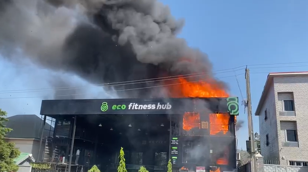 50 escape as fire razes Abuja fitness center