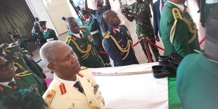 Army bids farewell to late COAS, Lt.-Gen. Taoreed Lagbaja