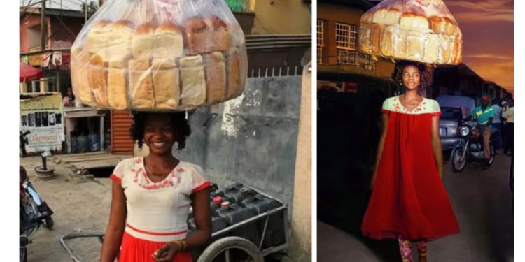 Olajumoke, the popular Nigerian bread seller, now a radio presenter