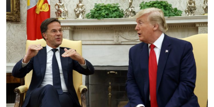 NATO chief holds talks with Trump on global security