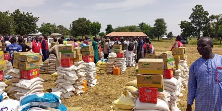 NEMA distributes relief materials to flood-affected communities in Kaduna