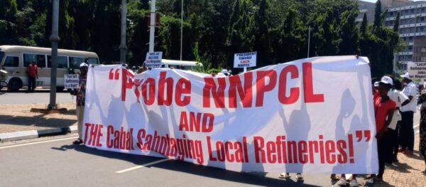 CSOs protest at NASS, demand Kyari’s sack over stagnant oil sector