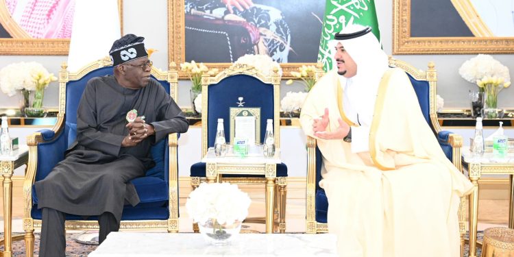Tinubu renews talks with Saudi Arabia for $5 billion loan