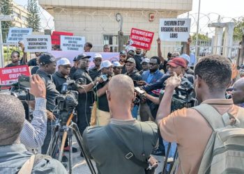 Chevron retirees protest in Lagos over pension, policy issues