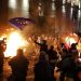 Protesters clash with police after Georgia suspends EU bid