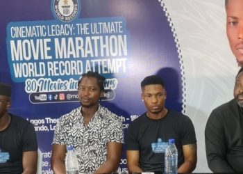 Nigerian attempts to break Guinness World Record for longest movie marathon