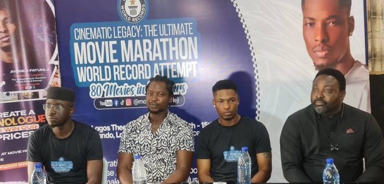 Nigerian attempts to break Guinness World Record for longest movie marathon