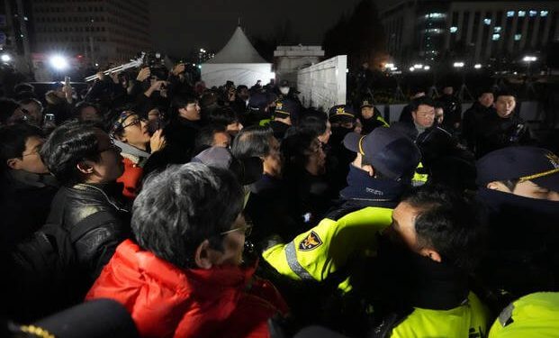South Korea parliament votes to defy president by lifting martial law declaration