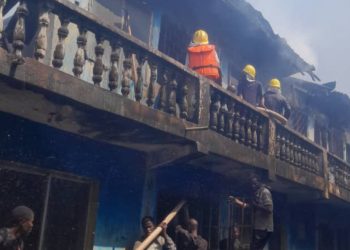Fire destroys shopping complex in Kwara State