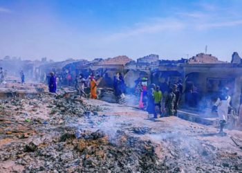 Fire guts shops at Masaka market in Nasarawa state