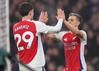 Havertz fires Arsenal to second in Premier League