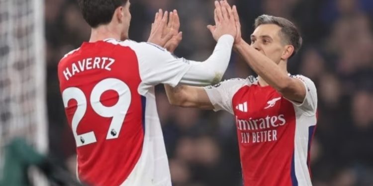 Havertz fires Arsenal to second in Premier League